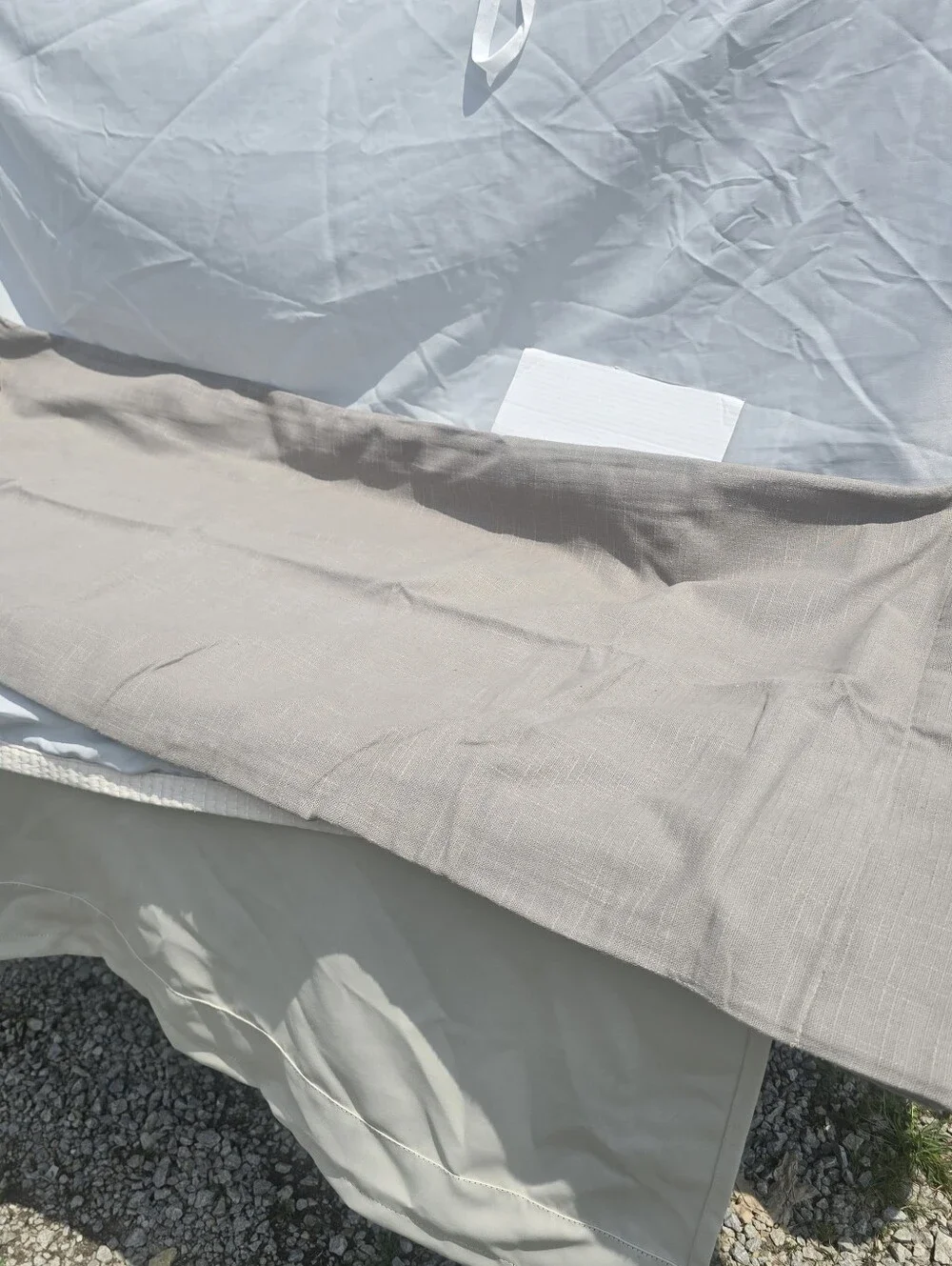 Quince Cotton Slub Room Darkening Curtain 48 x 84 Gray 48